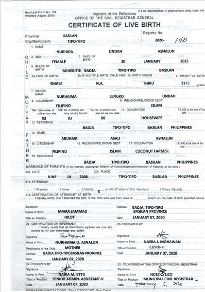 نورحيدة أبو هير أوندا أسنالون